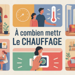a combien mettre le chauffage gestion température logement moderne