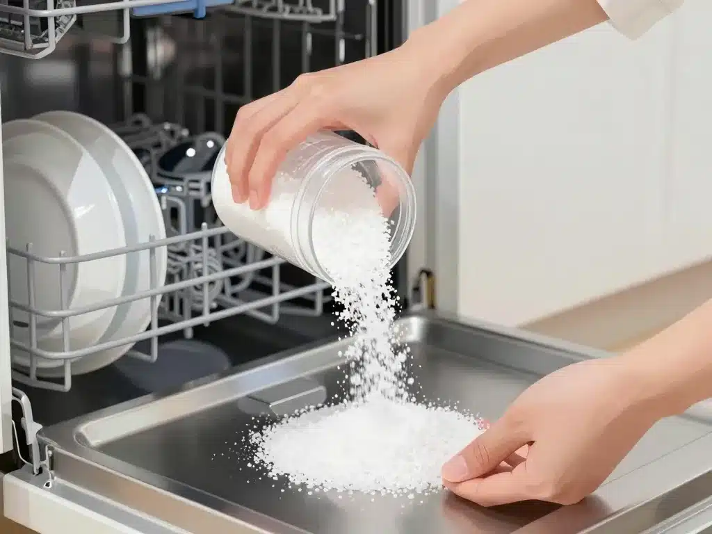 a quoi sert le sel dans le lave vaisselle dosage efficace compartiment