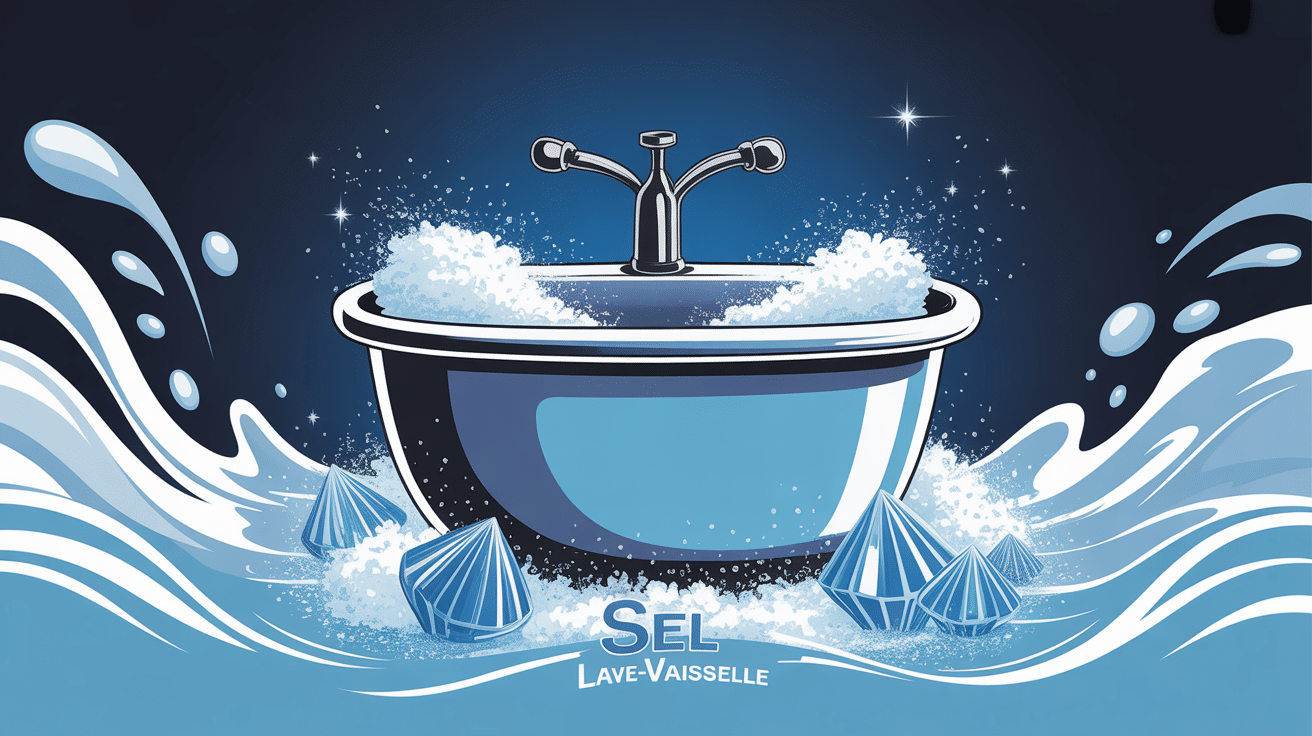 a quoi sert le sel dans le lave vaisselle lave-vaisselle cristaux sel eau claire