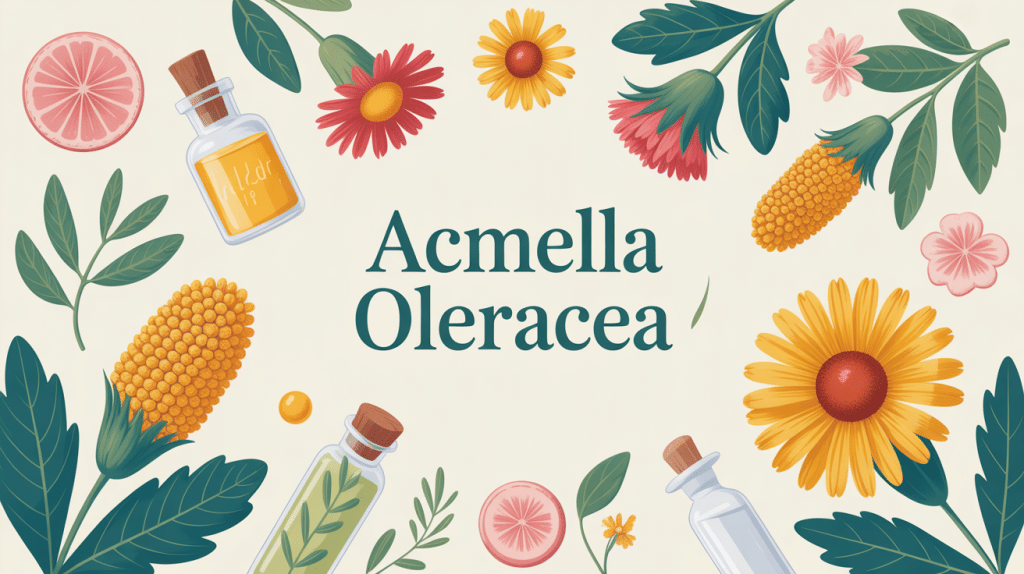 acmella oleracea zoom fleurs et usages cosmétiques