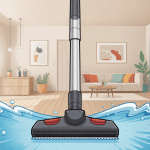 balai serpillère essorage facile illustration dans intérieur moderne