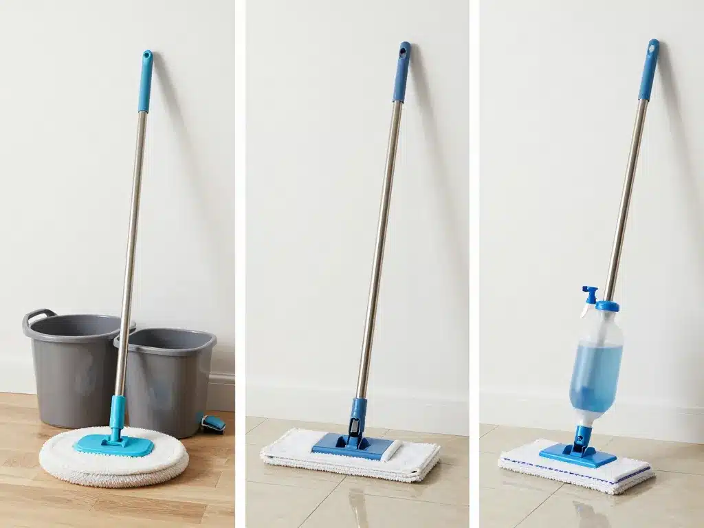 balai serpillère essorage facile modèles et sols différents