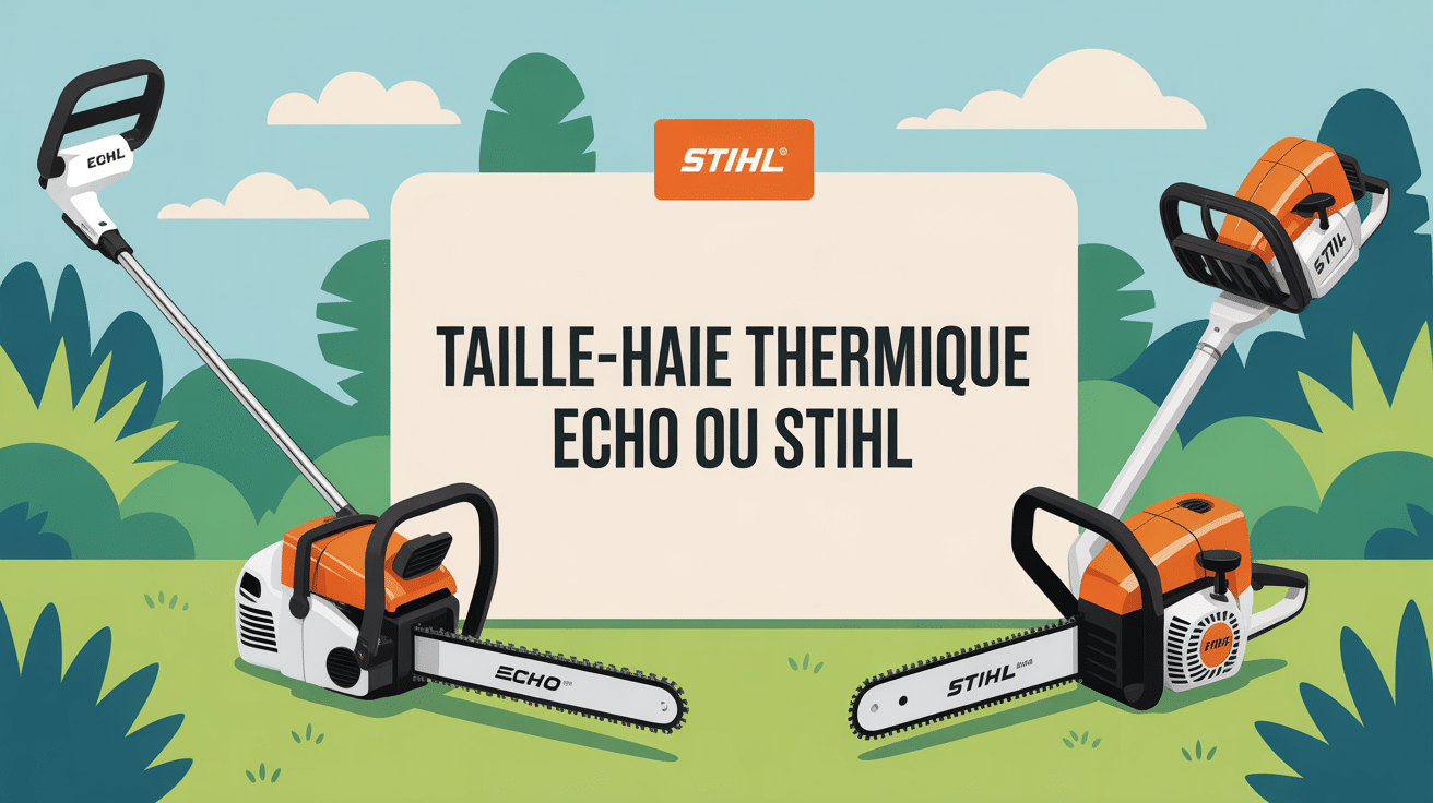 comparatif taille haie thermique echo ou stihl