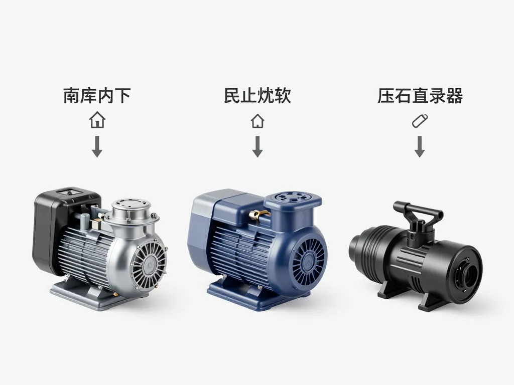 Types pompe pour eau de pluie comparatif