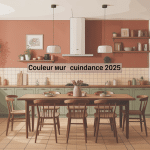couleur mur cuisine tendance 2024 lumineuse naturelle bois clair