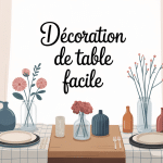 décoration de table facile à réaliser chaleureuse et élégante