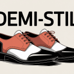 illustration chaussures demi stil élégantes moderne