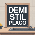 illustration ossature demi stil placo dans cloison sèche