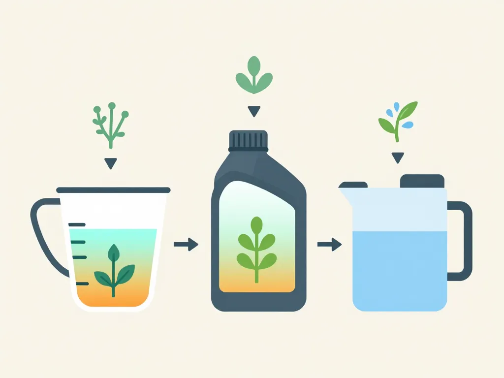 schéma dosage roundup pour 5 litres d'eau mesure et proportions