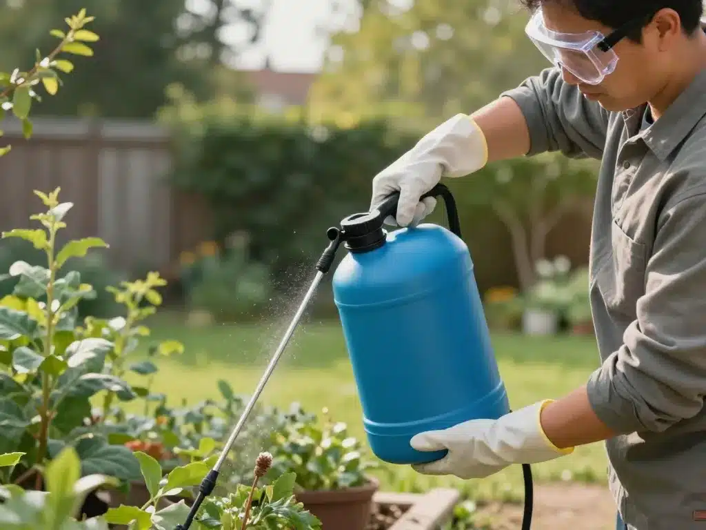 sécurité préparation dosage roundup pour 5 litres d'eau protections