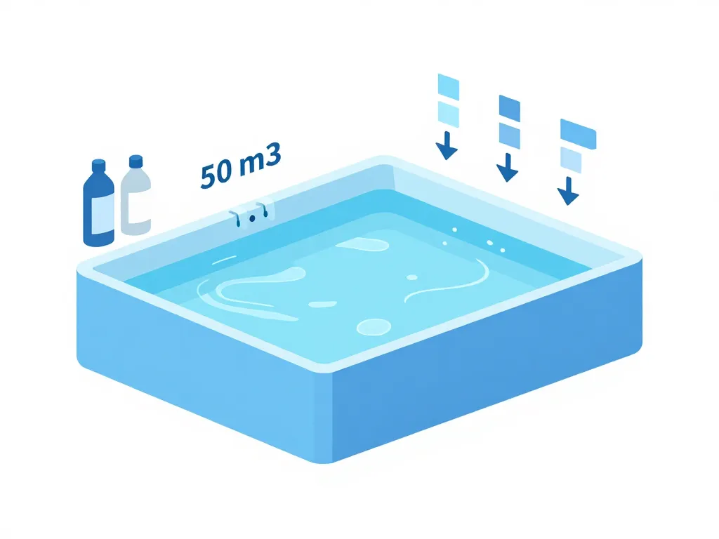 dose eau de javel pour piscine 50 m3 schéma dosage