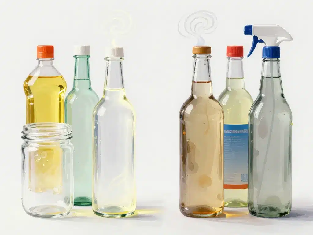 enlever etiquette verre résidus colle avant après