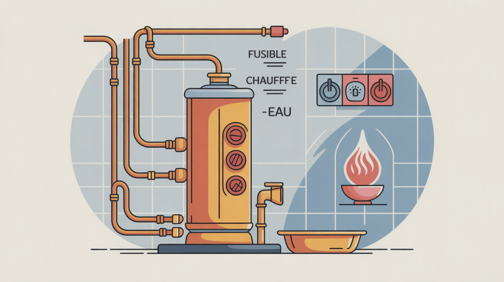 Remplacement fusible pour chauffe eau installation domestique