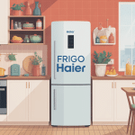 haier avis frigo illustration cuisine moderne familiale