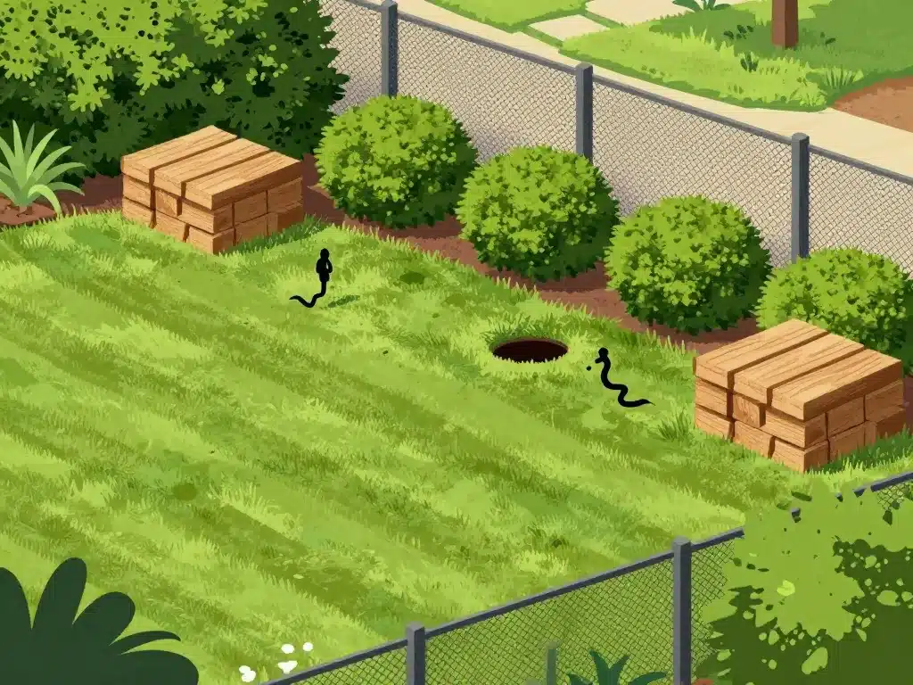 barrières naturelles javel contre les serpents