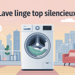 lave linge top silencieux dans intérieur moderne et calme