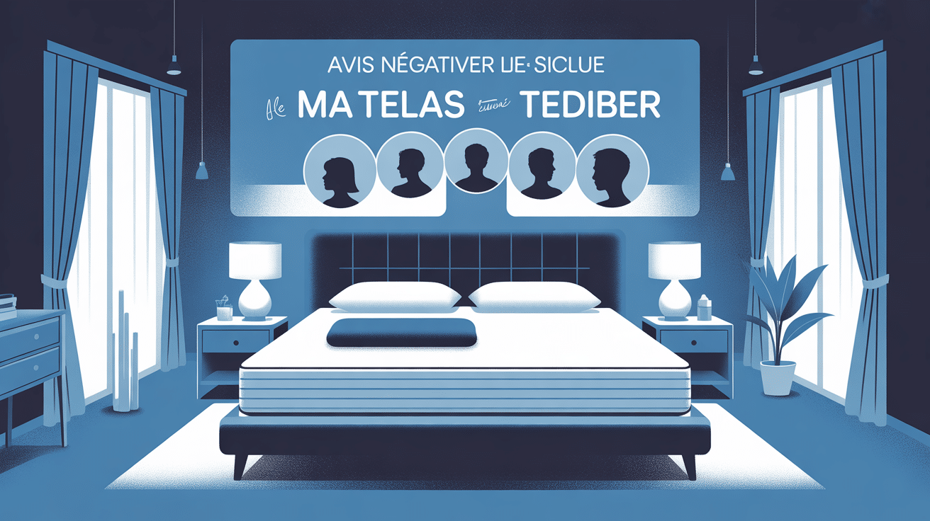 avis négatifs matelas tediber illustration principale chambre