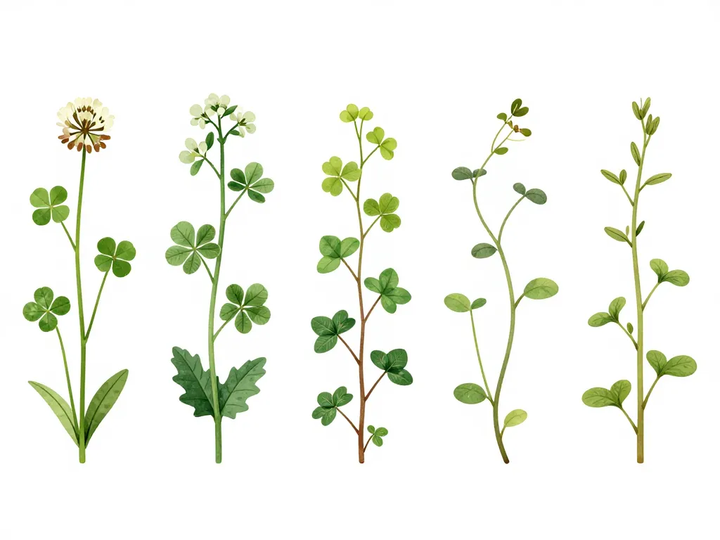 principales mauvais herbe fleur blanche comparaison