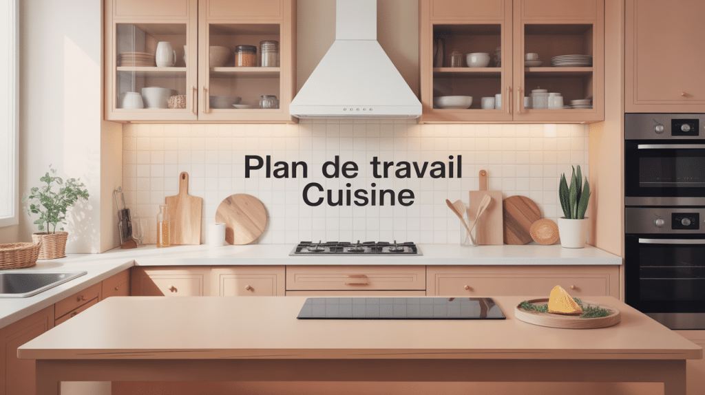 meilleur plan de travail cuisine moderne avec matériaux variés