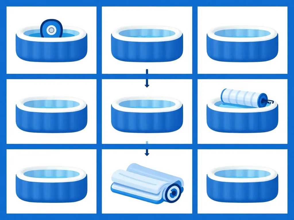 déroulement degonfler spa intex sécurisé