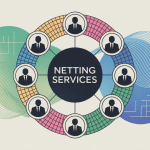 illustration vectorielle netting services entreprise internationale