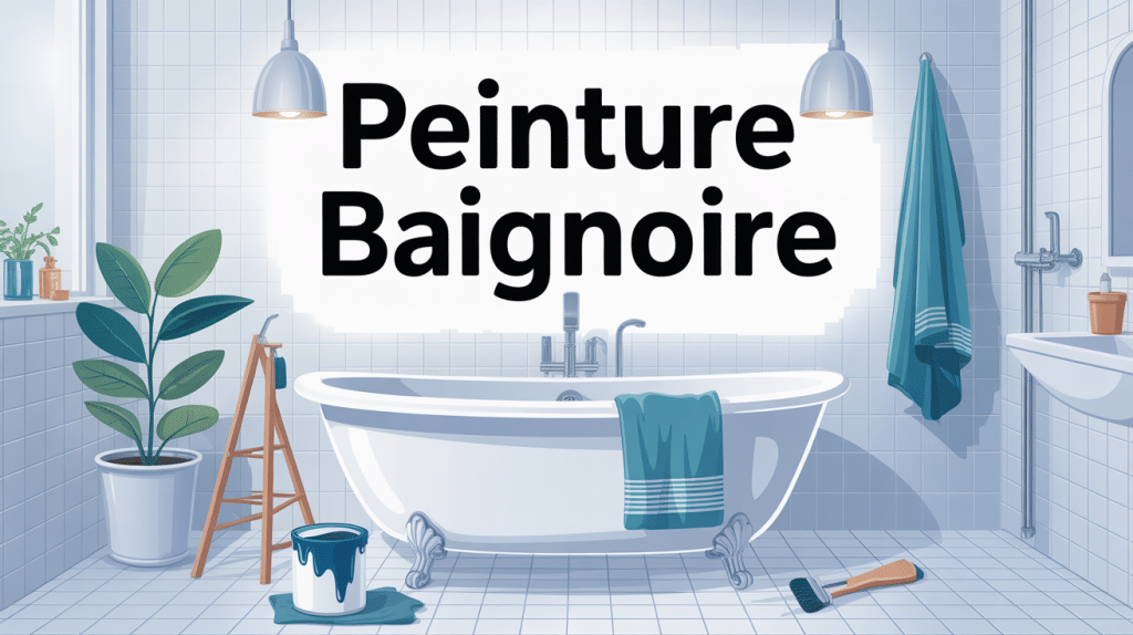 Peindre baignoire avis, salle de bains rénovée