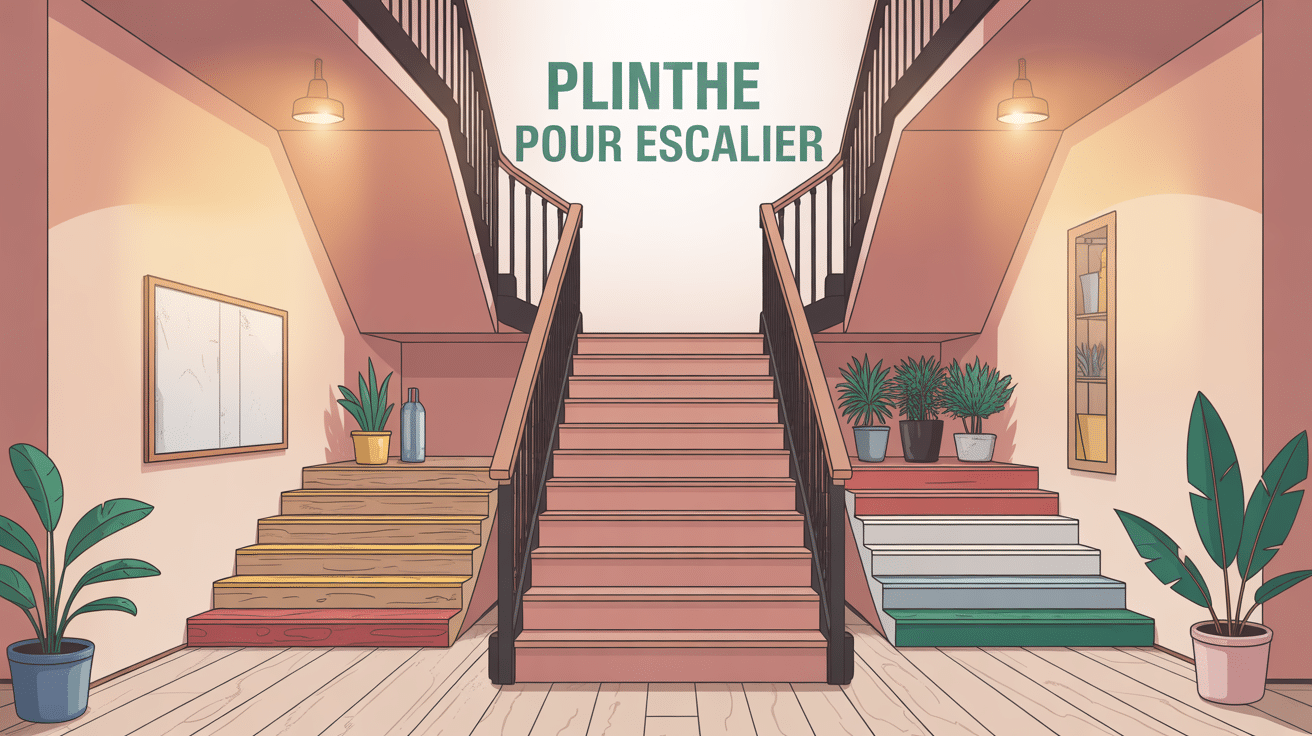 illustration plinthe pour escalier protection esthétique