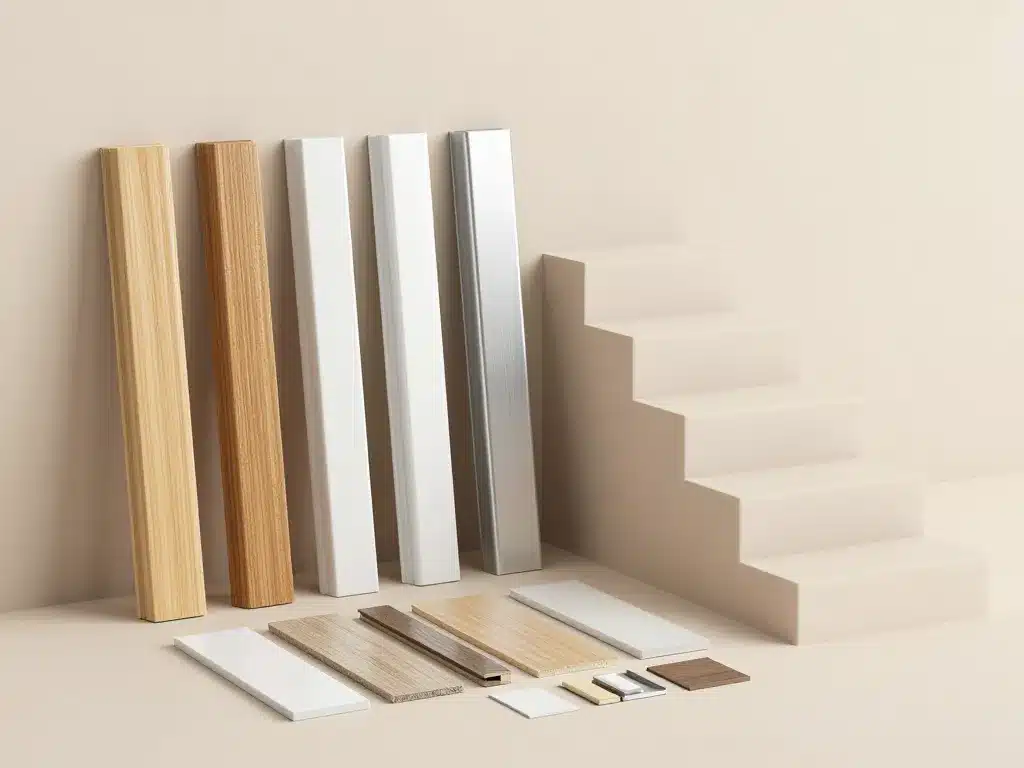 plinthe pour escalier bois pvc aluminium mdf