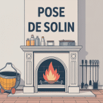 pose solin pour étanchéité cheminée mur