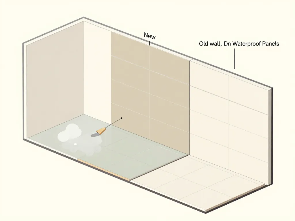 préparation support pose zellige mur sol