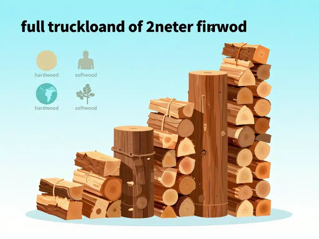 ordres de prix semi remorque de bois de chauffage en 2m