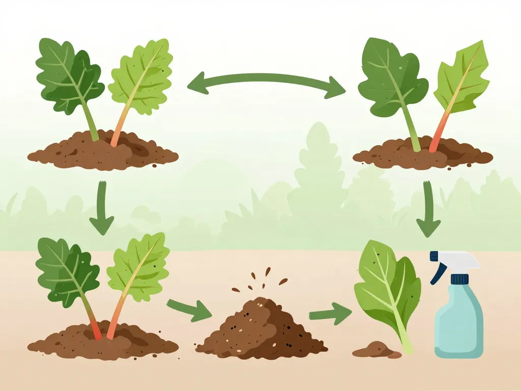 que faire avec les feuilles de rhubarbe compost paillage jardin