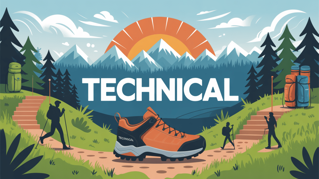 que vaut la marque technical illustration chaussures et accessoires randonnée