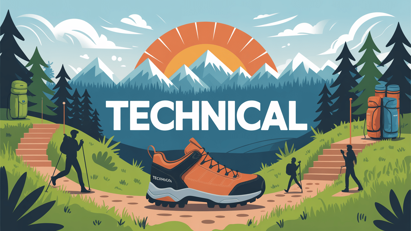 que vaut la marque technical illustration chaussures et accessoires randonnée