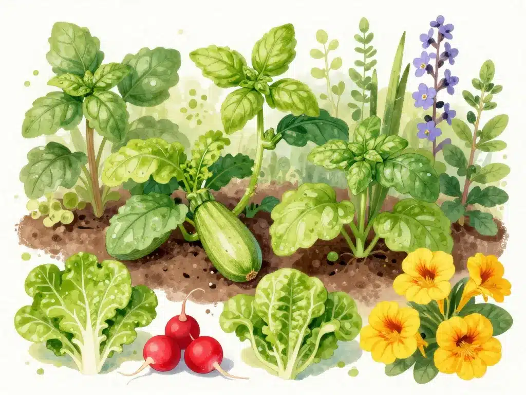 quel légume ne pas planter à côté des courgettes bonnes associations potager