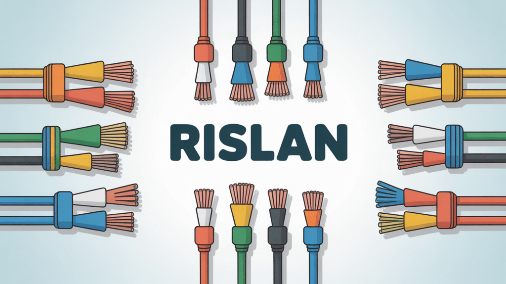 illustration rislan câbles regroupés chantier