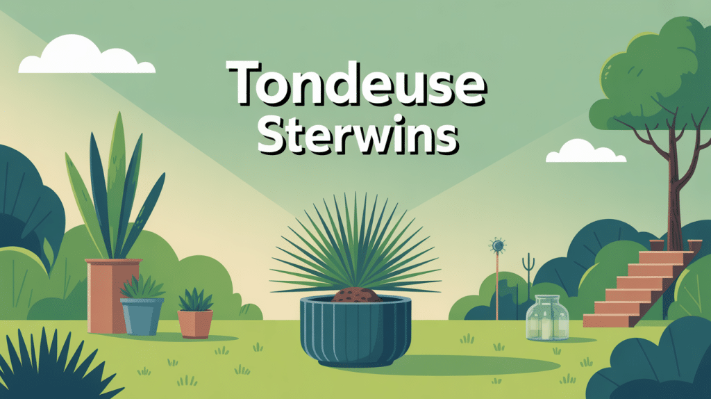 sterwins tondeuse avis illustration jardin domestique