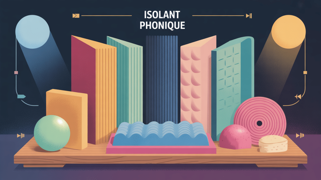 tableau comparatif isolant phonique différents matériaux