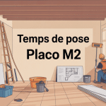 temps pose placo m2 visuel chantier placo