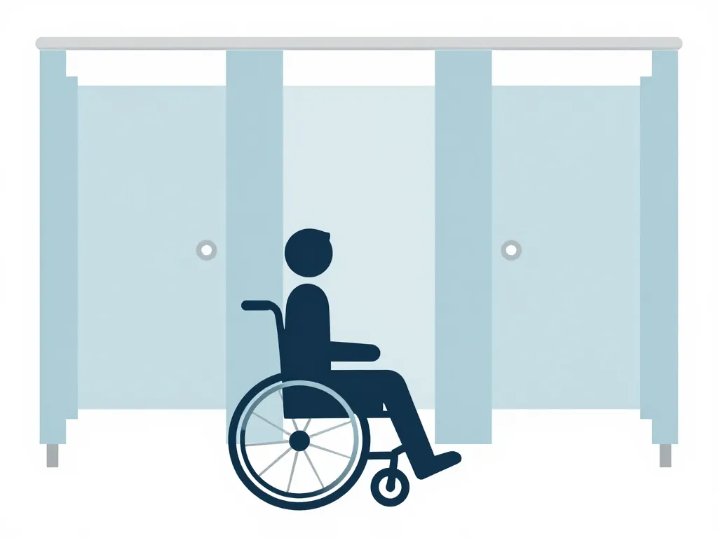 illustration wc minimum dimensions pour handicapé