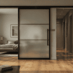 coulissant habitat porte verre salon chambre