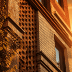 facade brique moderne texture reliefs