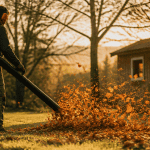 meilleur souffleur thermique utilisé dans un jardin