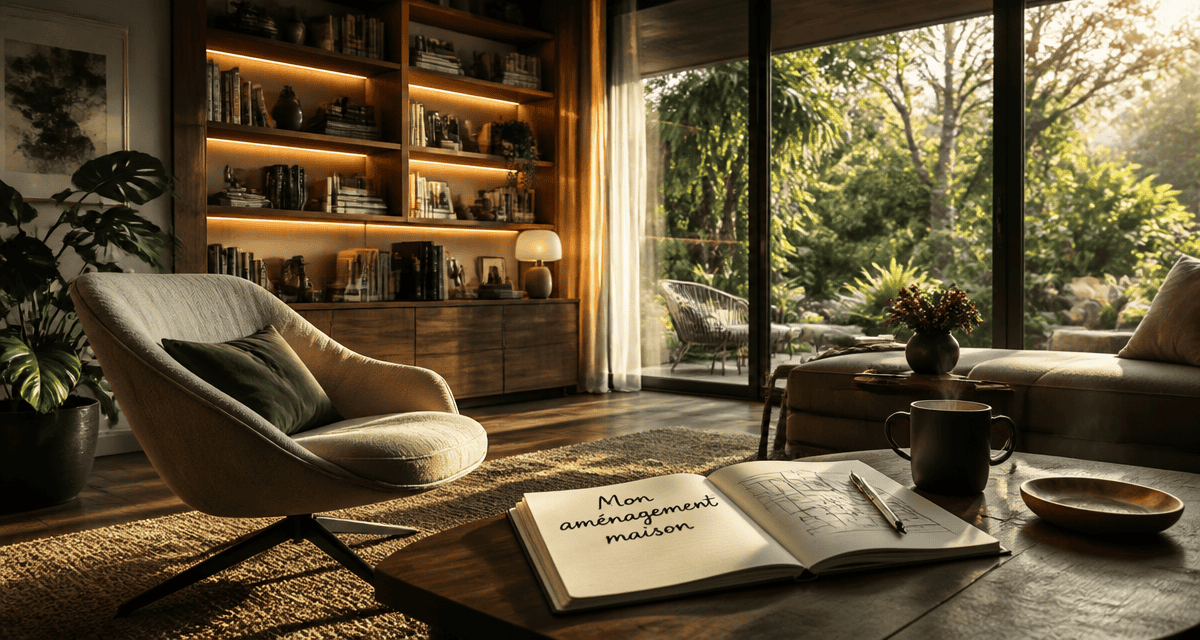 mon amenagement maison salon lumineux design
