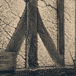 Vue rapprochée mur colombage ancien, pans bois et torchis