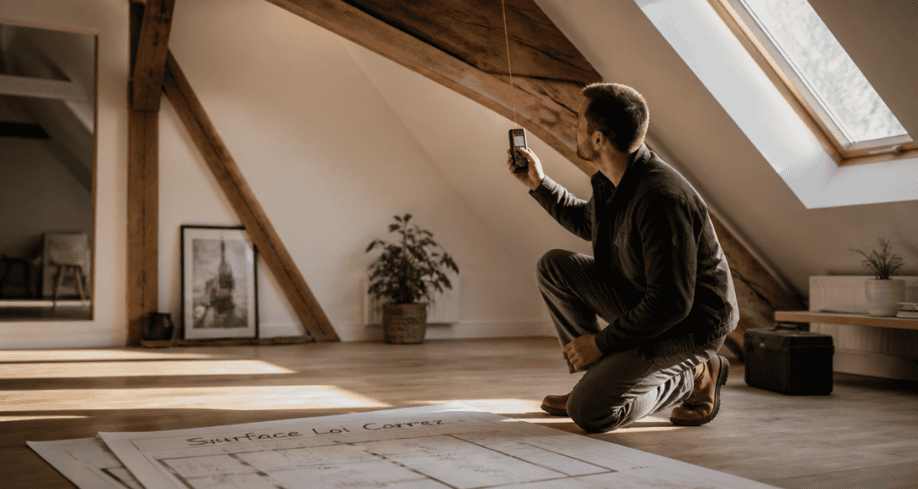 surface chambre loi carrez mesurée dans une chambre mansardée