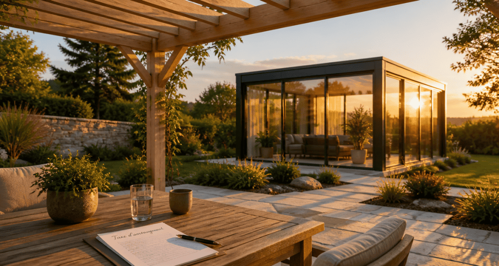 taxe pergola terrasse fermée ou ouverte