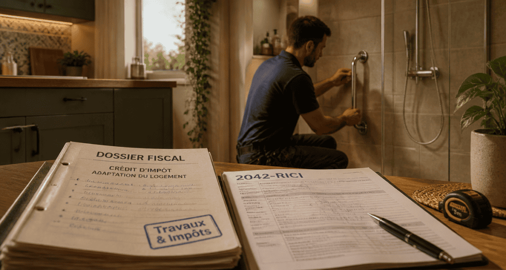 travaux maison impots dossier fiscal cuisine