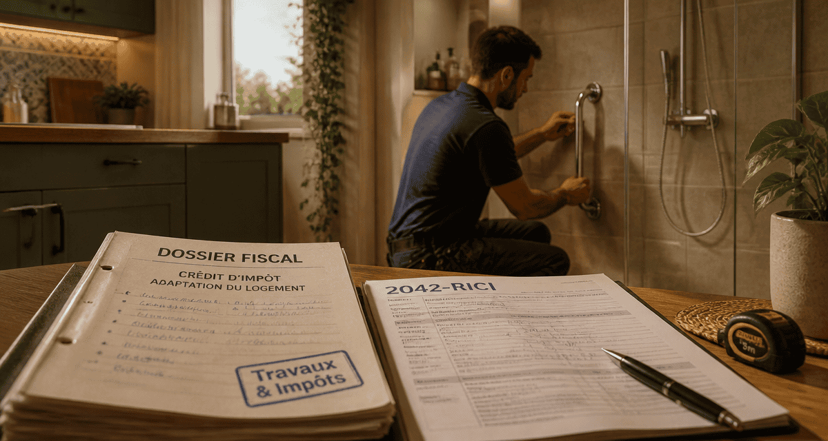travaux maison impots dossier fiscal cuisine