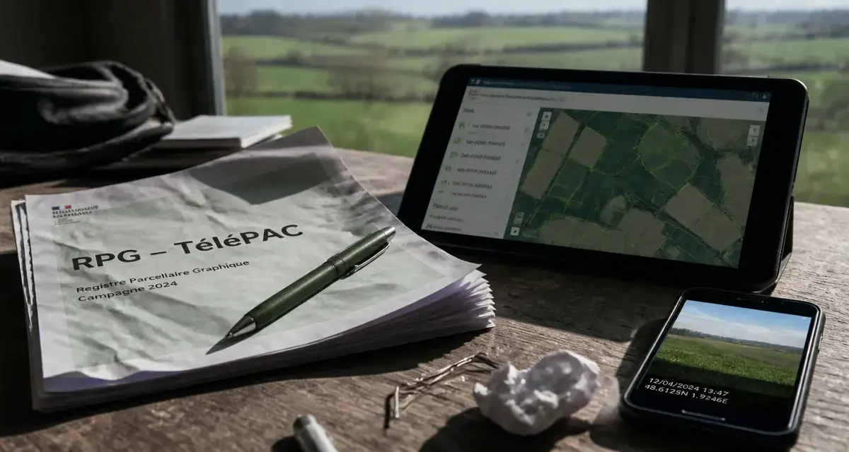 Comment savoir si une parcelle est déclarée à la PAC, dossier TéléPAC et carte parcellaire
